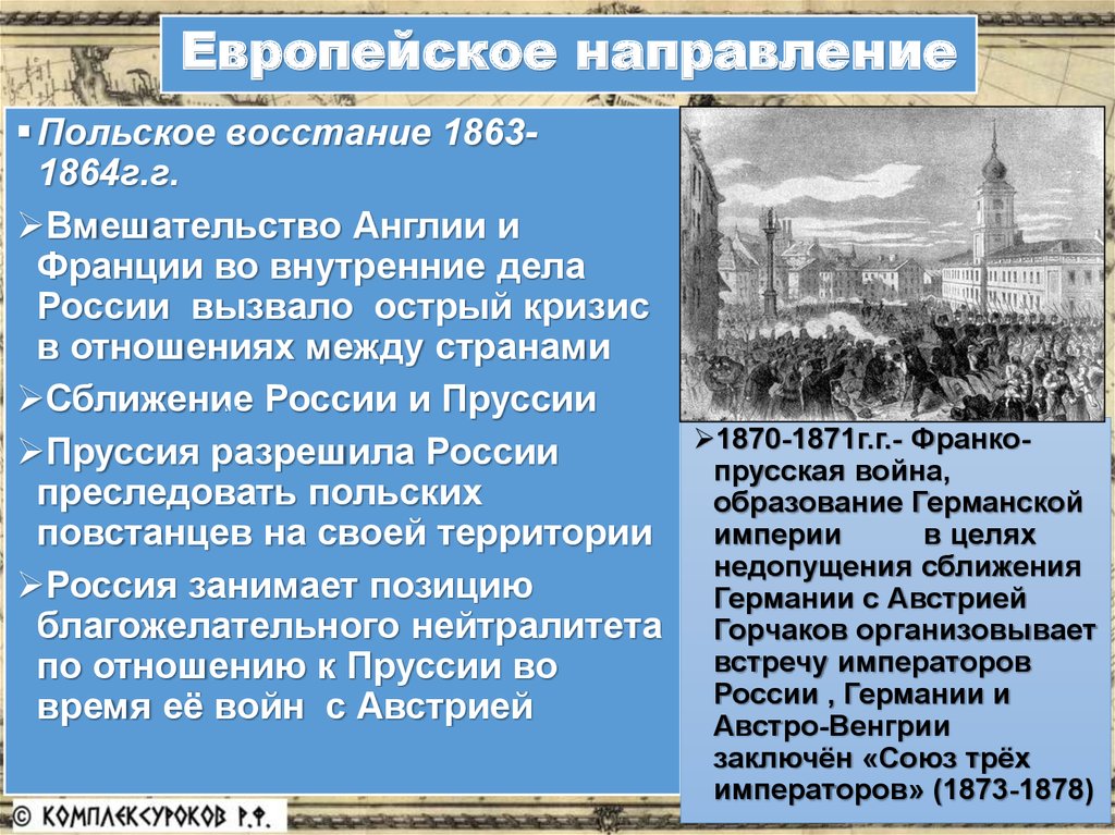 Европейское направление события. Польское восстание 1863 1864 г причины. Польское восстание 1863. Польское восстание 1863 таблица. Причины польского Восстания 1863-1864 таблица.