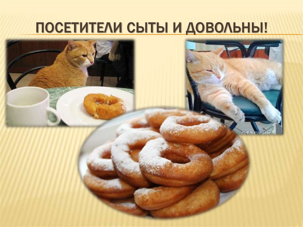Посетители сыты и довольны!