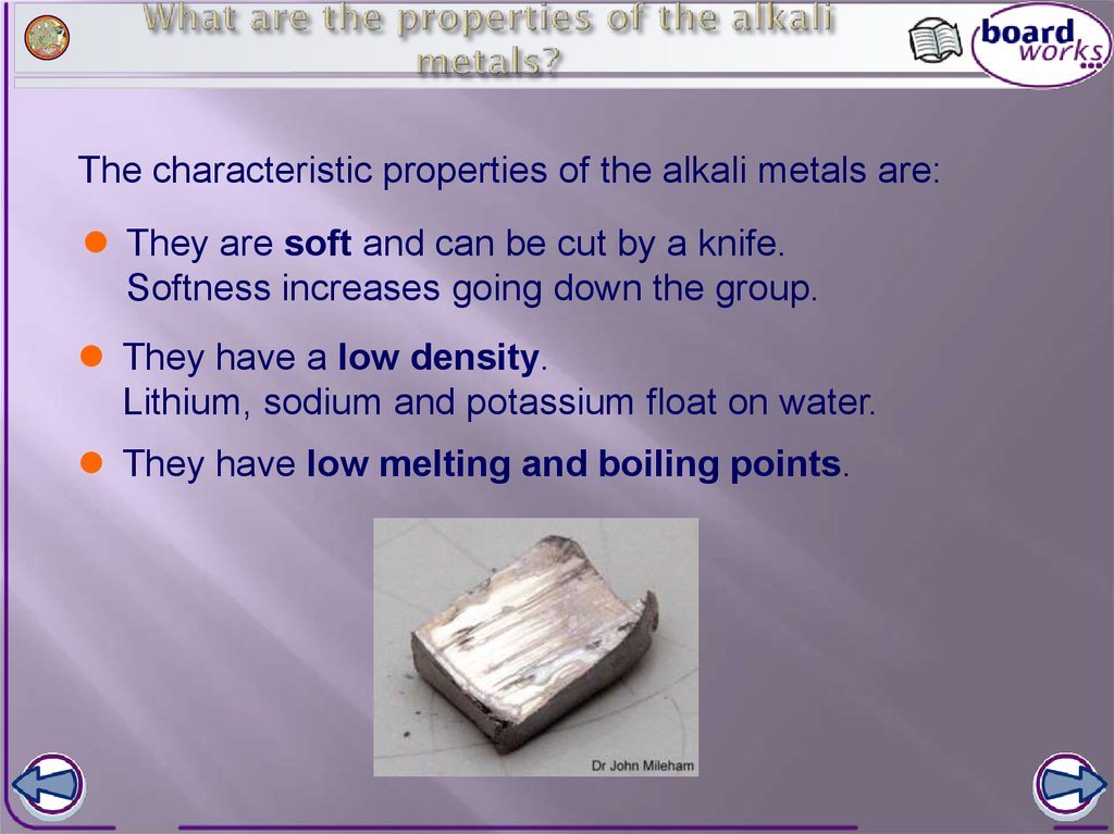 The alkali metals презентация онлайн