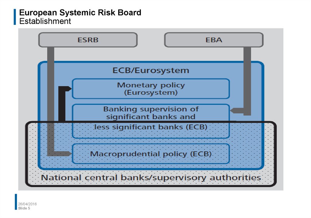 Institutional Framework. Supervisory Board eu. Institutional risk. Systematic risk.