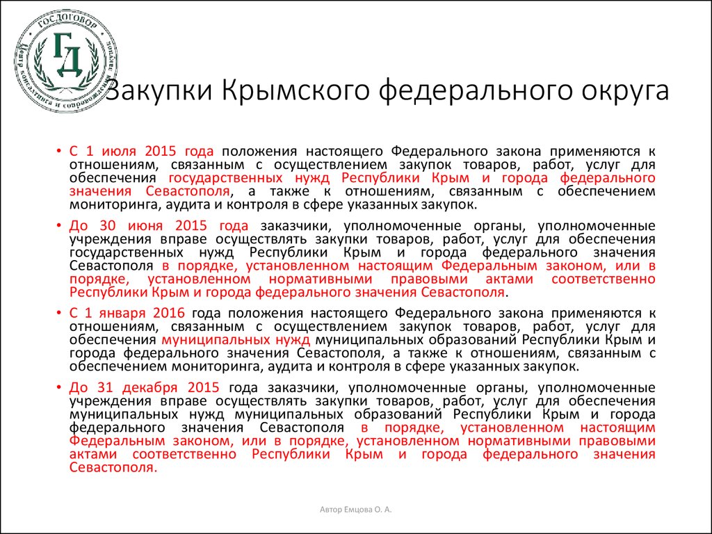 Закупки для обеспечения государственных и муниципальных нужд