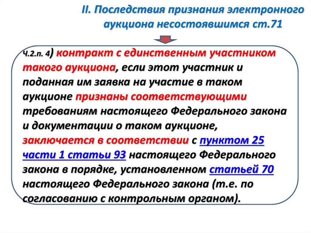 Признание торгов. Последствия признания аукциона несостоявшимся. Несостоявшиеся торги по 44 ФЗ. Основные причины несостоявшихся торгов. Признание электронного аукциона несостоявшимся.