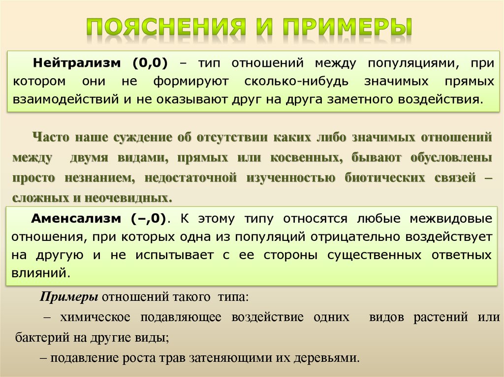 Реферат взаимодействия. Способы взаимодействия между популяциями. Какие виды связи существуют между популяциями.