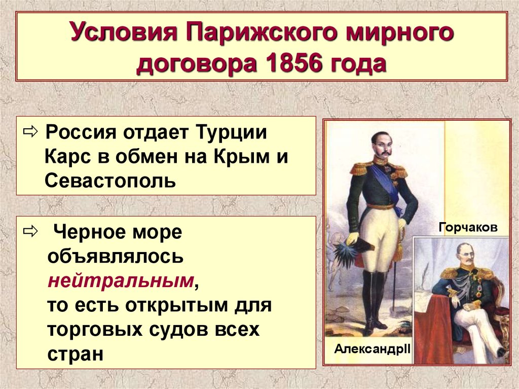 Парижский мир. Крымская война 1853-1856 Парижский мир. Условия парижского мира в Крымской войне 1853-1856. Парижский Мирный трактат. Условия парижского мира 1856 года.