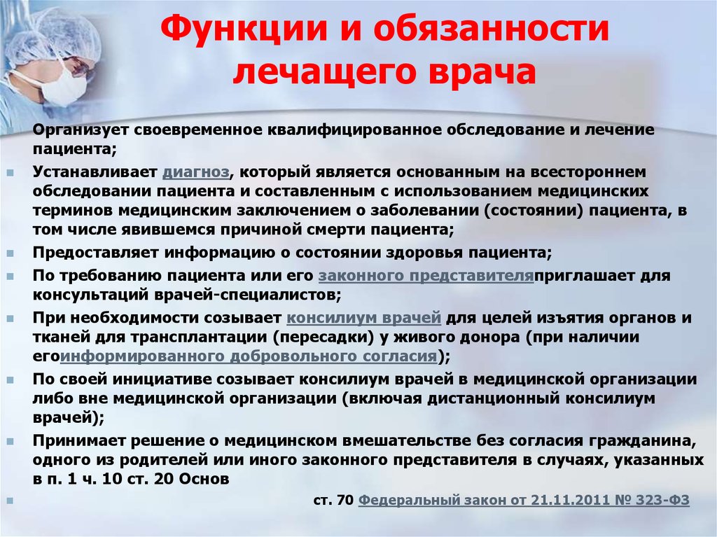 Обязанности лечебного учреждения. Обязанности лечащего врача. Обязанности врача и пациента. Ответственность врача и пациента.