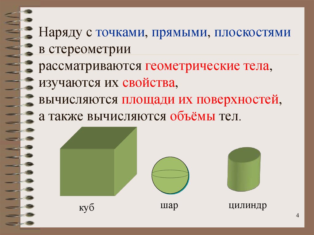 Стереометрия картинки для презентации