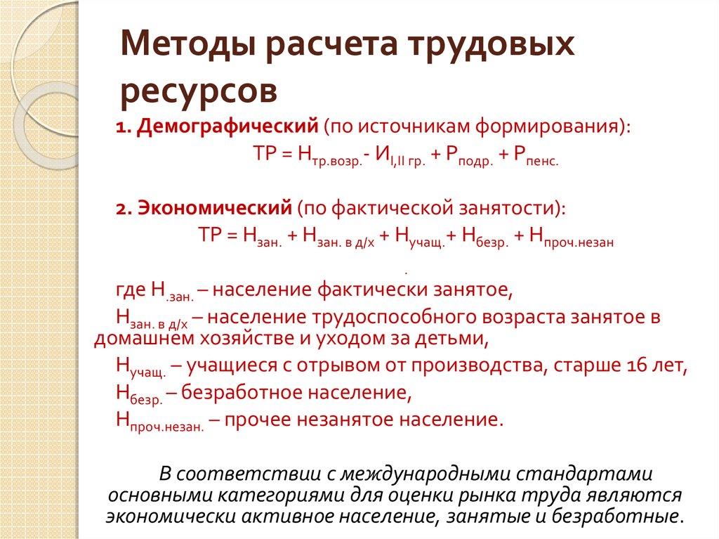 Рассчитать труд