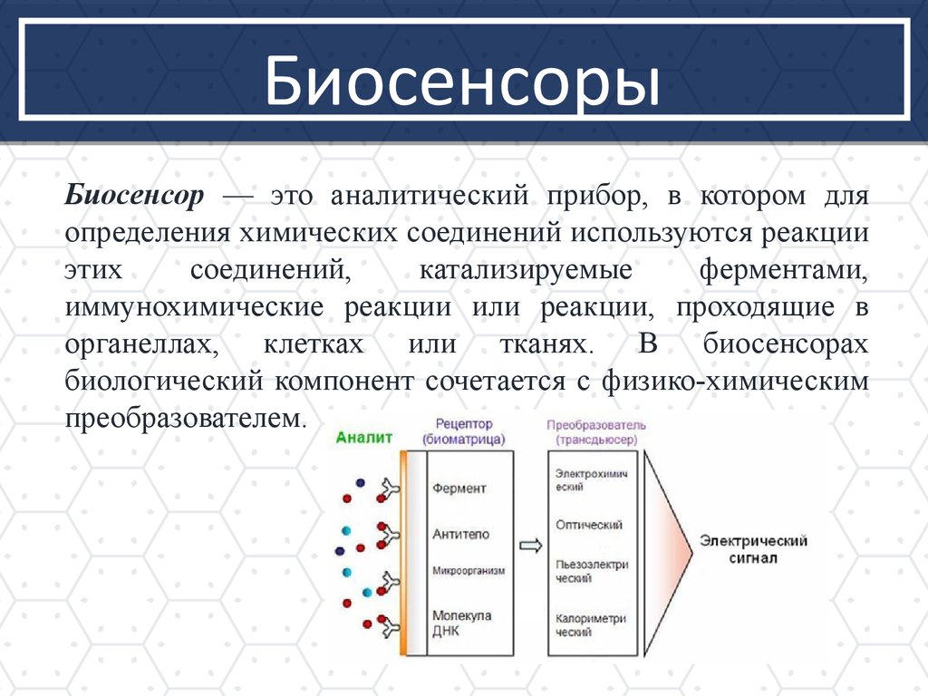 Биосенсоры и биочипы презентация