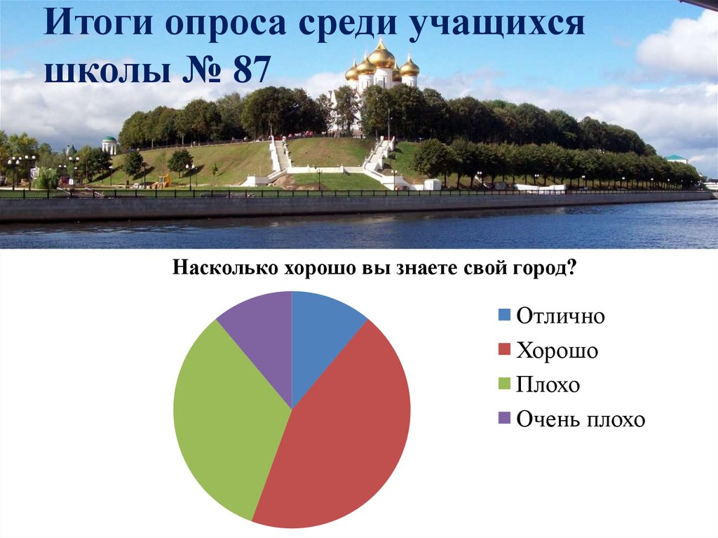 Итоги опроса среди учащихся школы № 87