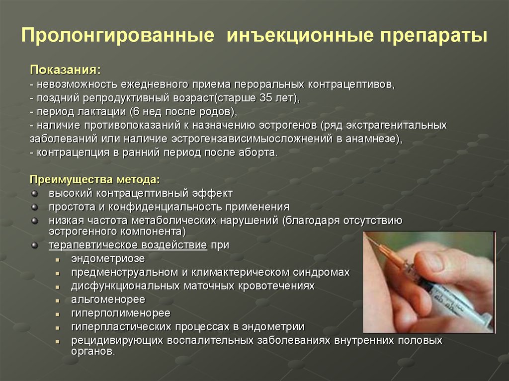 Современные методы контрацептивов презентация