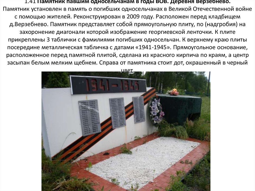 Экскурсия по местам боевой славы презентация
