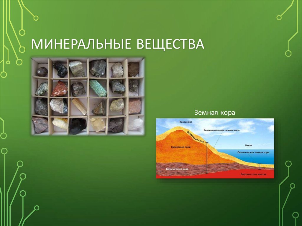 Минеральные вещества