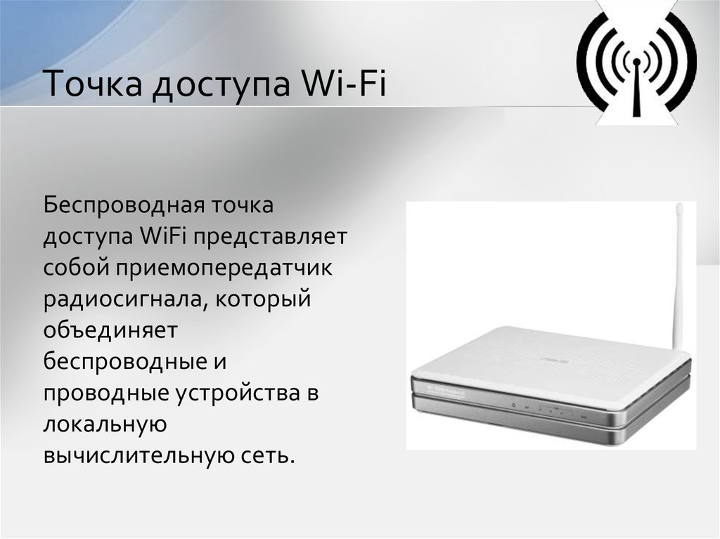 Точка доступа Wi-Fi