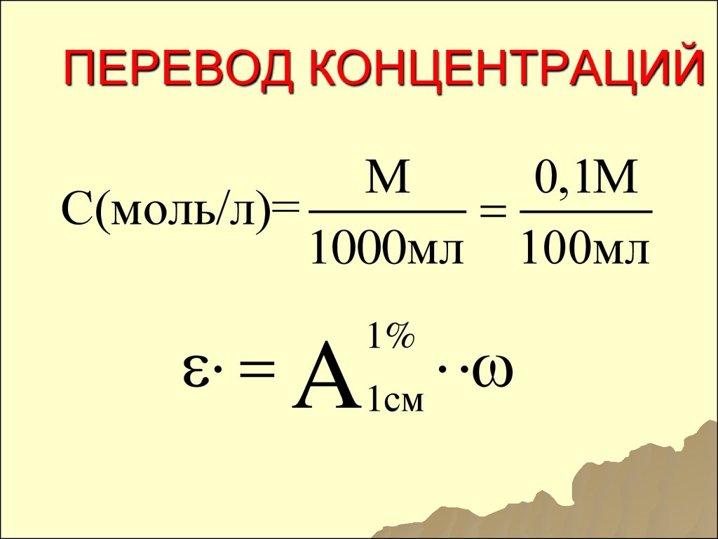 Молярная масса ртути