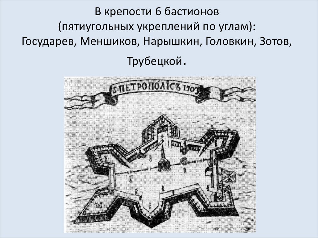 Сколько бастионов было в крепости оренбурге
