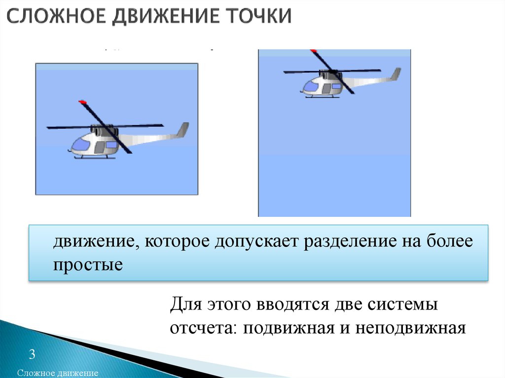 Сложное движение. Сложное движение точки. Сложное движение примеры. Примеры простых и сложных движений.