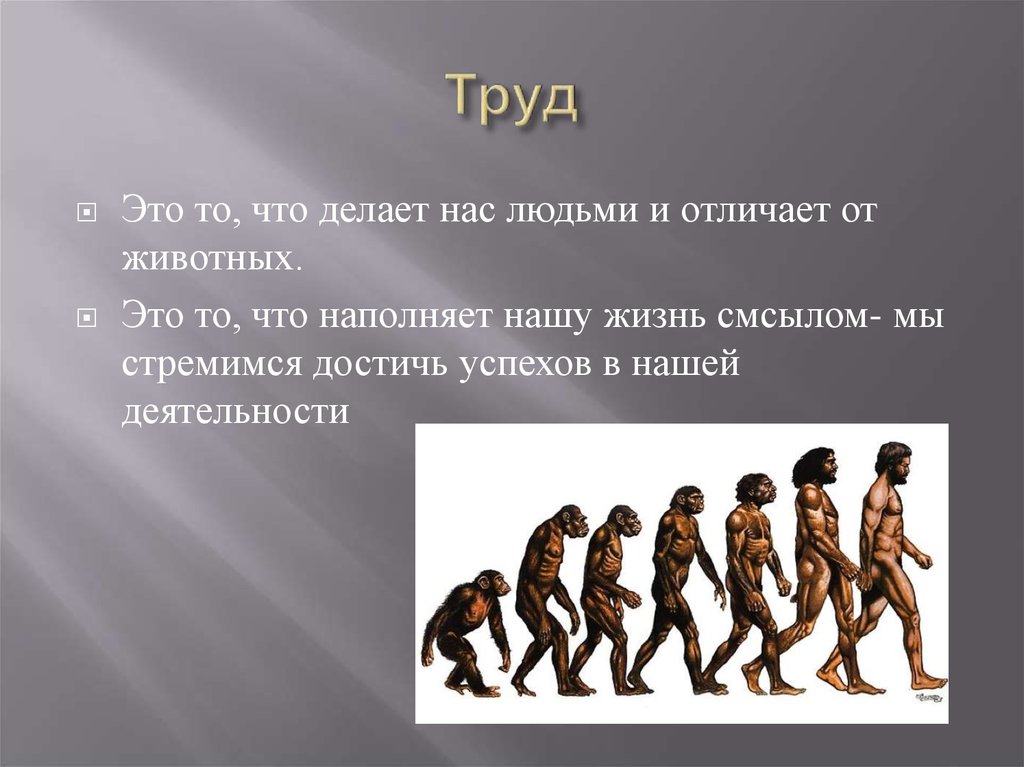 Что делает труд. Труд. Труд это то что делает человека. Труд делает человека человеком. Делать что то на труде.