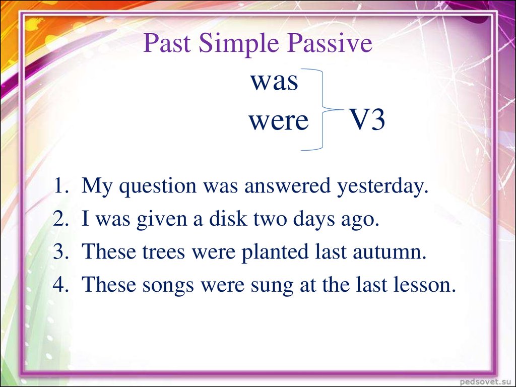 Простое прошедшее в пассивном залоге. Passive Voice past simple Rule. Past simple Passive вопросительные предложения. Пассивный залог паст Симпл. Предложения в пассивном залоге паст Симпл.