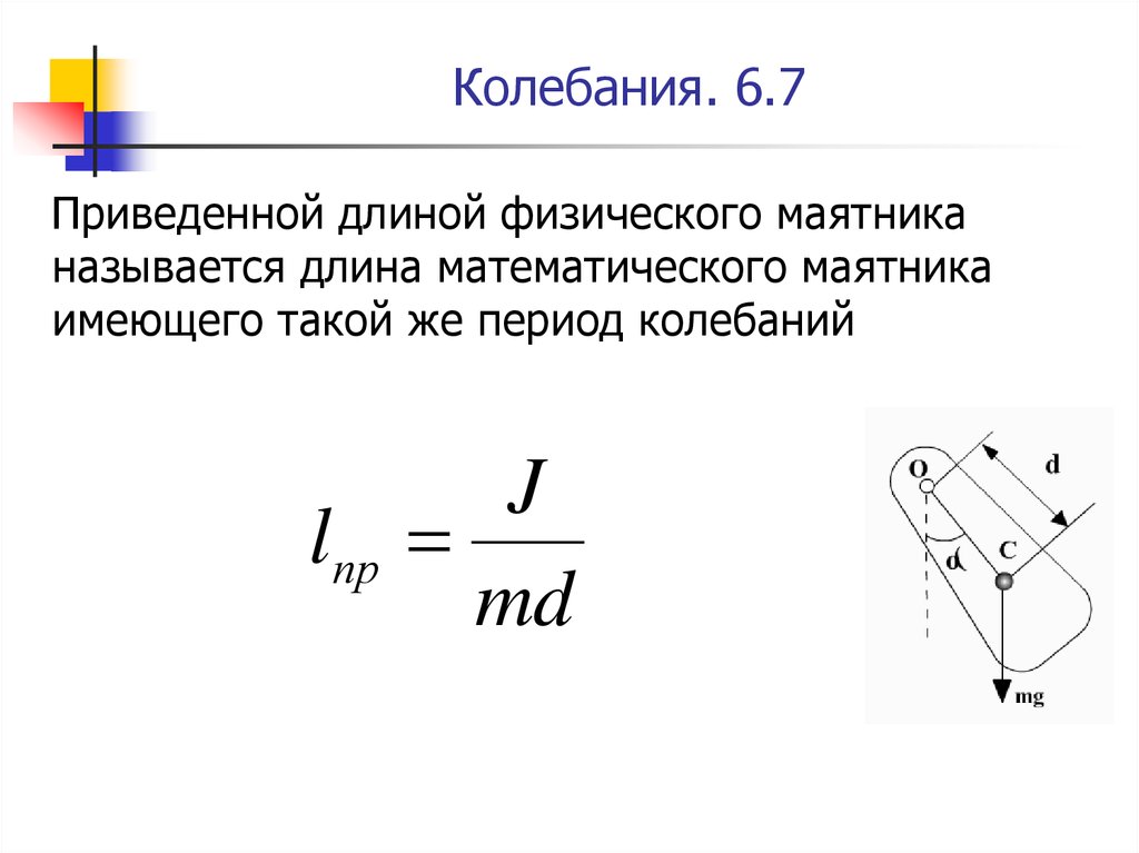 Длина математического маятника 4 м. Период колебаний физического маятника формула. Частота колебаний физического маятника формула. Период колебаний и приведенная длина физического маятника. Физический маятник приведенная длина физического маятника.