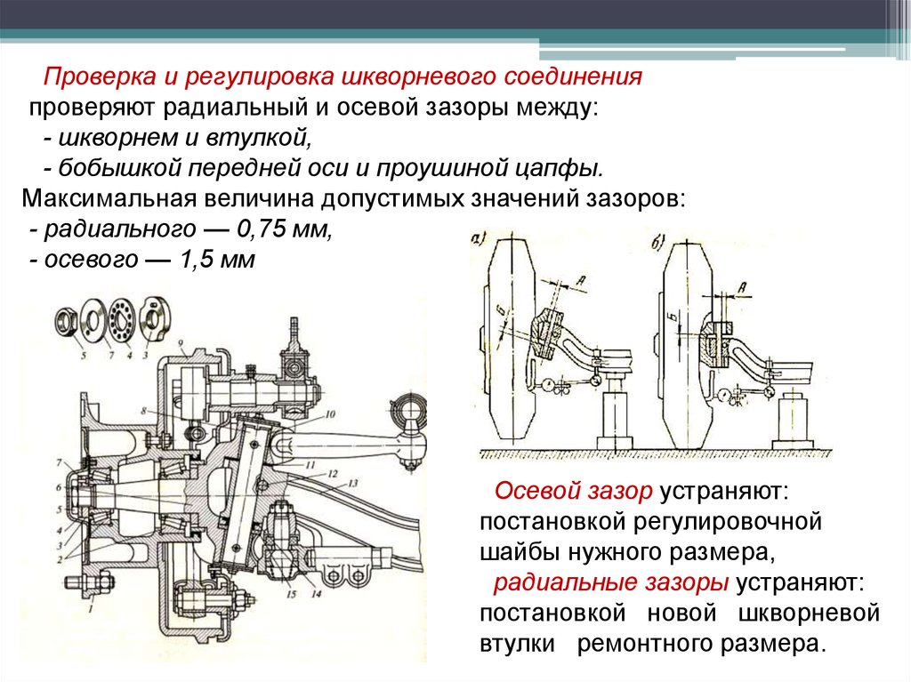 Проверка соединения. Радиальный зазор в шкворневых соединениях. Технология проверки технического состояния шкворневого соединения. Прибор для проверки шкворневых соединений. Прибор для проверки зазоров в шкворневом соединении.