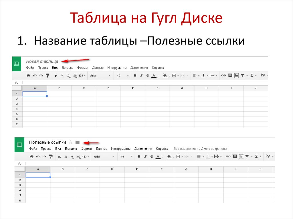 Пробел в гугл таблицах