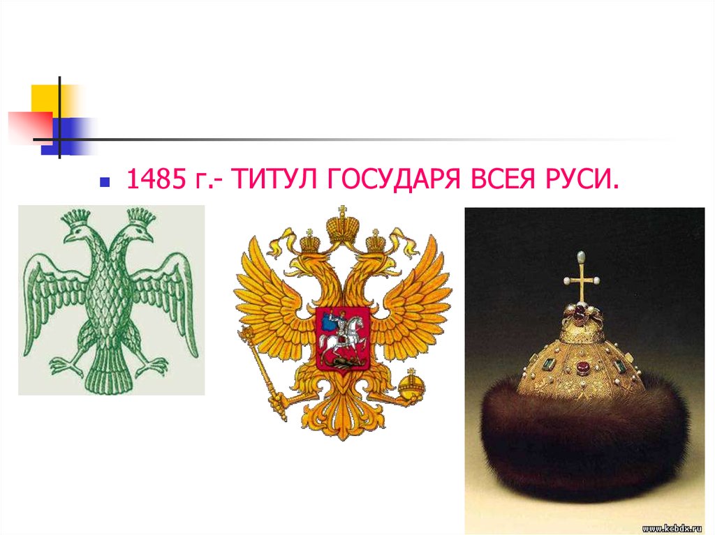 Титул всея Руси. Государь всея Руси. Титул «Государь всея Руси» появился в. Введение титула Государь всея Руси.