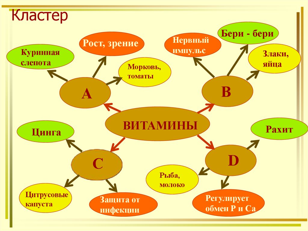 Тема урока 8 класс. Кластер витамины. Кластер по биологии. Кластер на тему витамины. Кластер на уроках биологии.