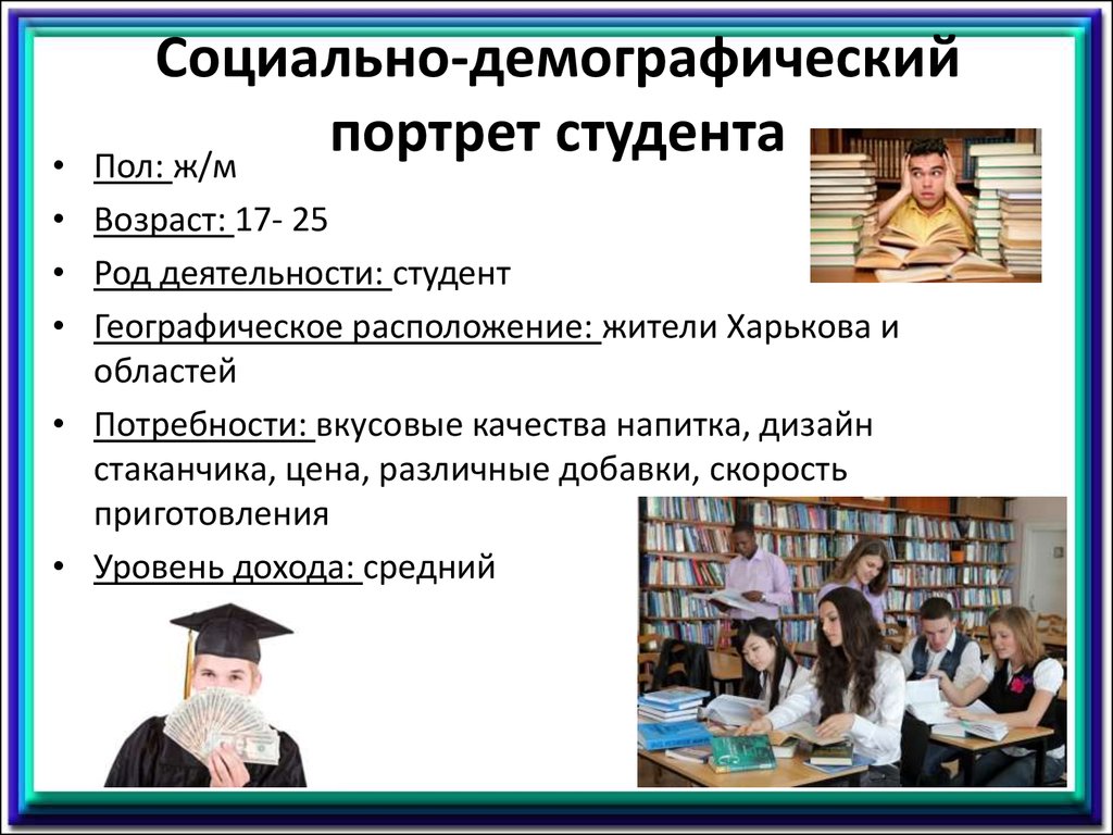 Социальный портрет студента