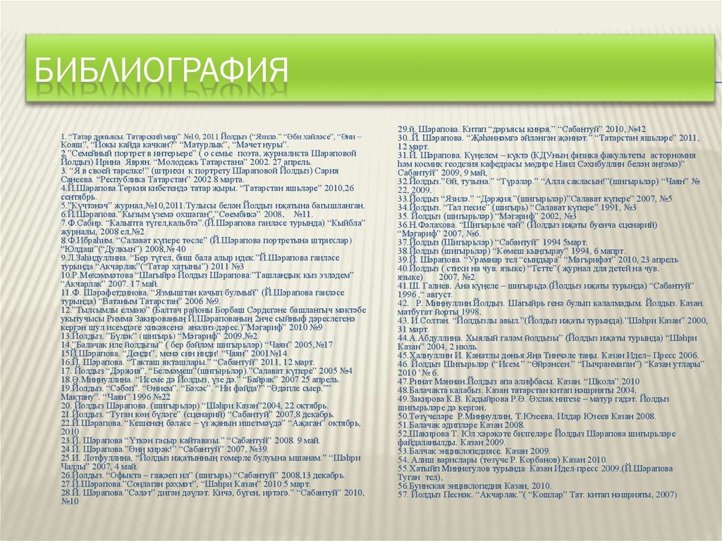 Библиография