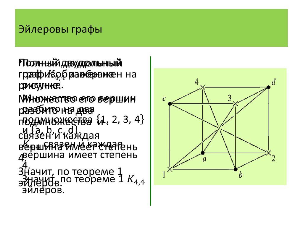 Задачи о эйлеровых графах