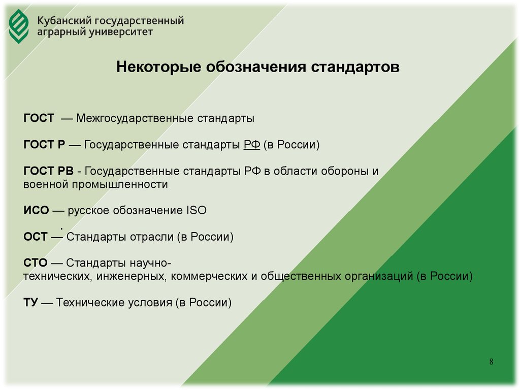 Межотраслевые системы стандартизации презентация