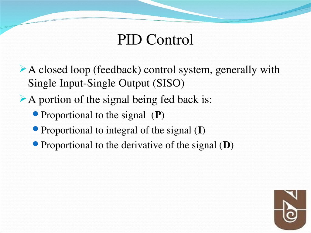 Controls presentation