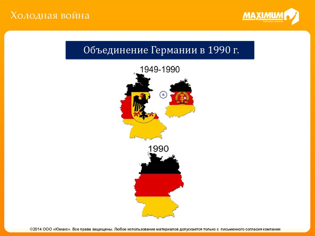 Объединение германии 1990 презентация