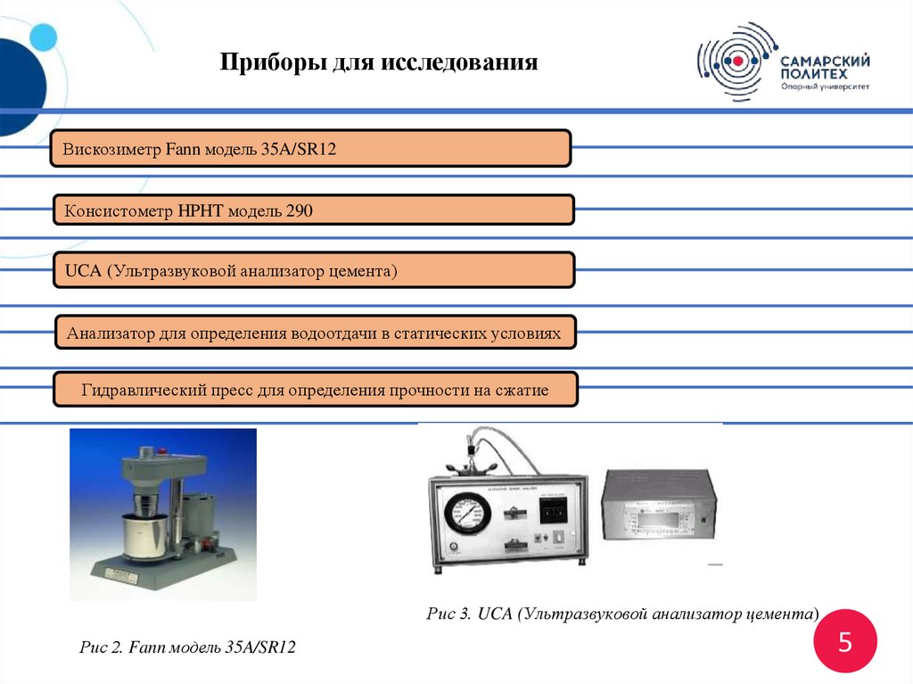 Прибор 5. Ультразвуковой анализатор цемента Fann 520 HT. Ультразвуковой анализатор цемента Fann 420. Приборы для исследования. Вискозиметр Fann 35.