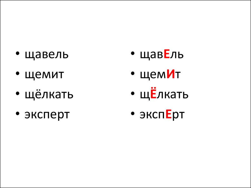 Орфоэпическая минутка презентация