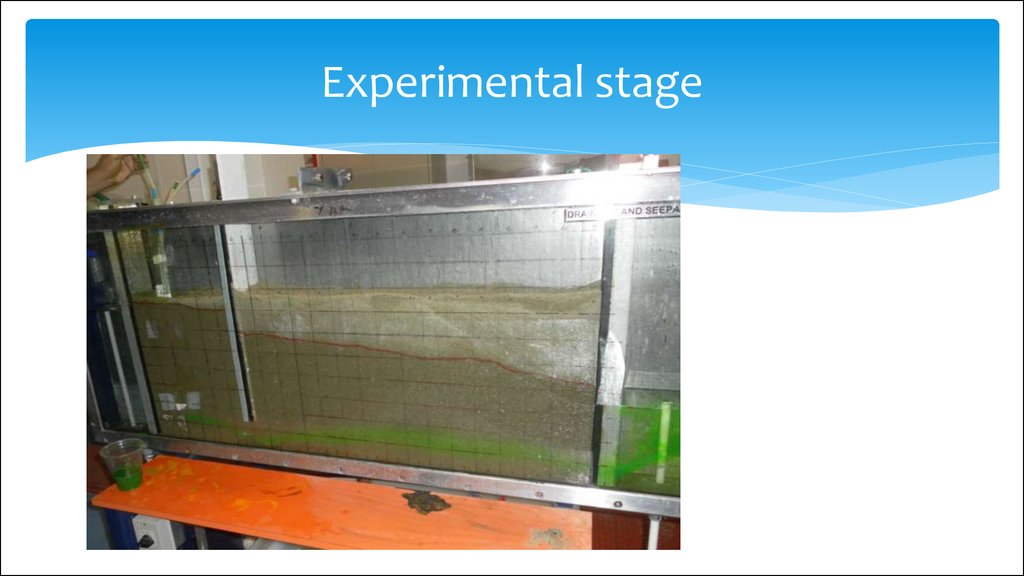 Experimental stage