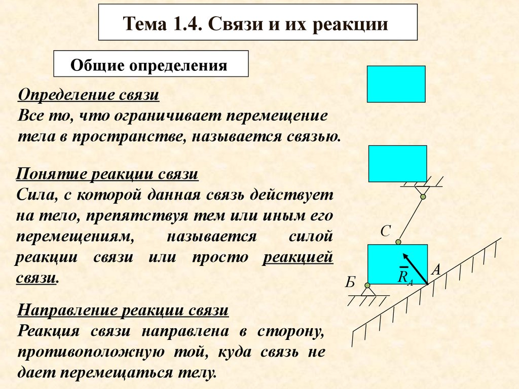 Направление связи. Как определить реакции связей. Связи и их реакции техническая механика. Как определить направление реакции связи. Связи и реакции связей техническая механика.