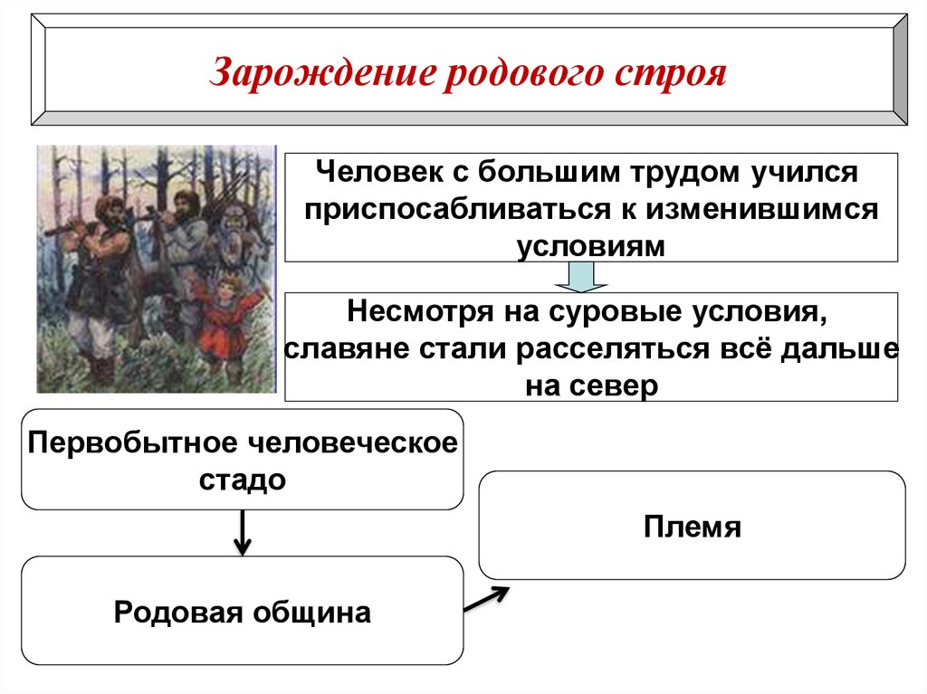 Дополни схему род племя