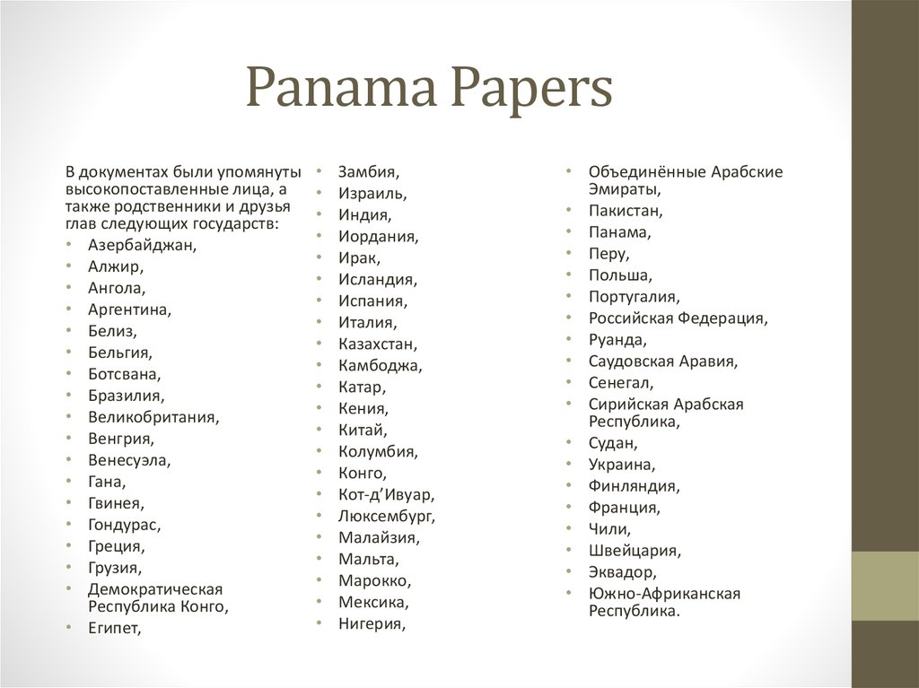 Panama Papers