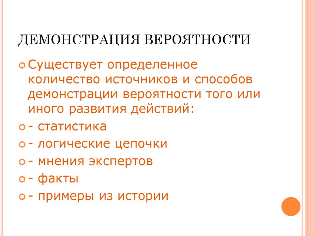 Что такое демонстрация в презентации