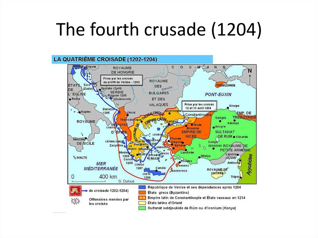 The fourth crusade (1204)