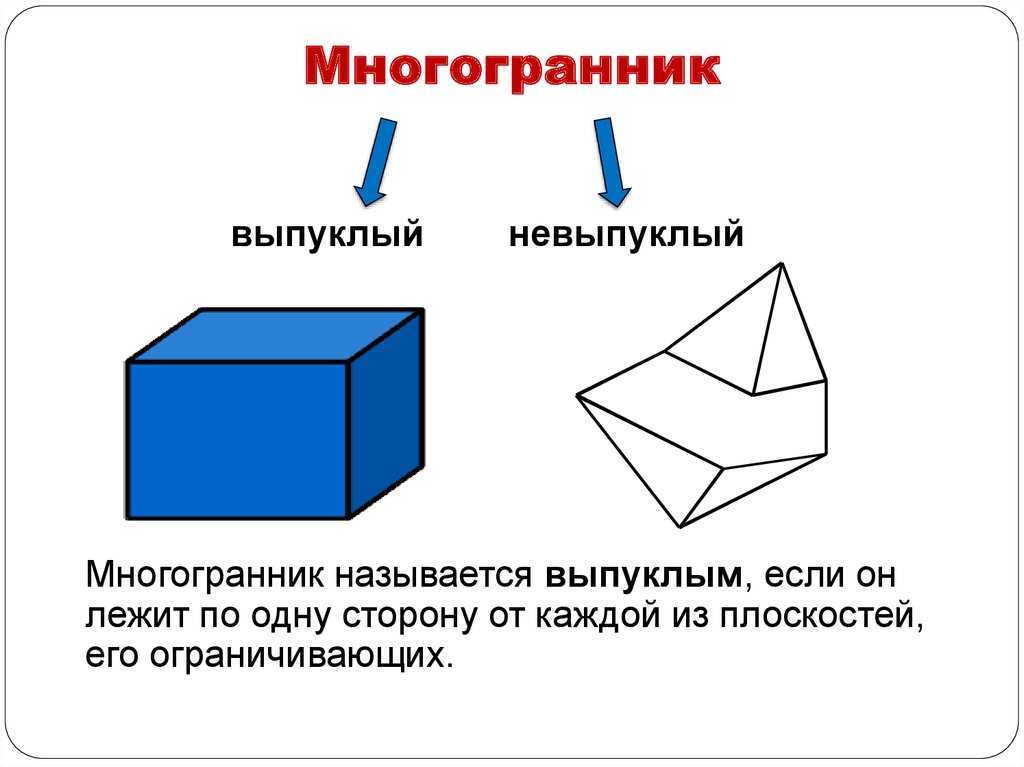 Презентация по теме фигуры в пространстве