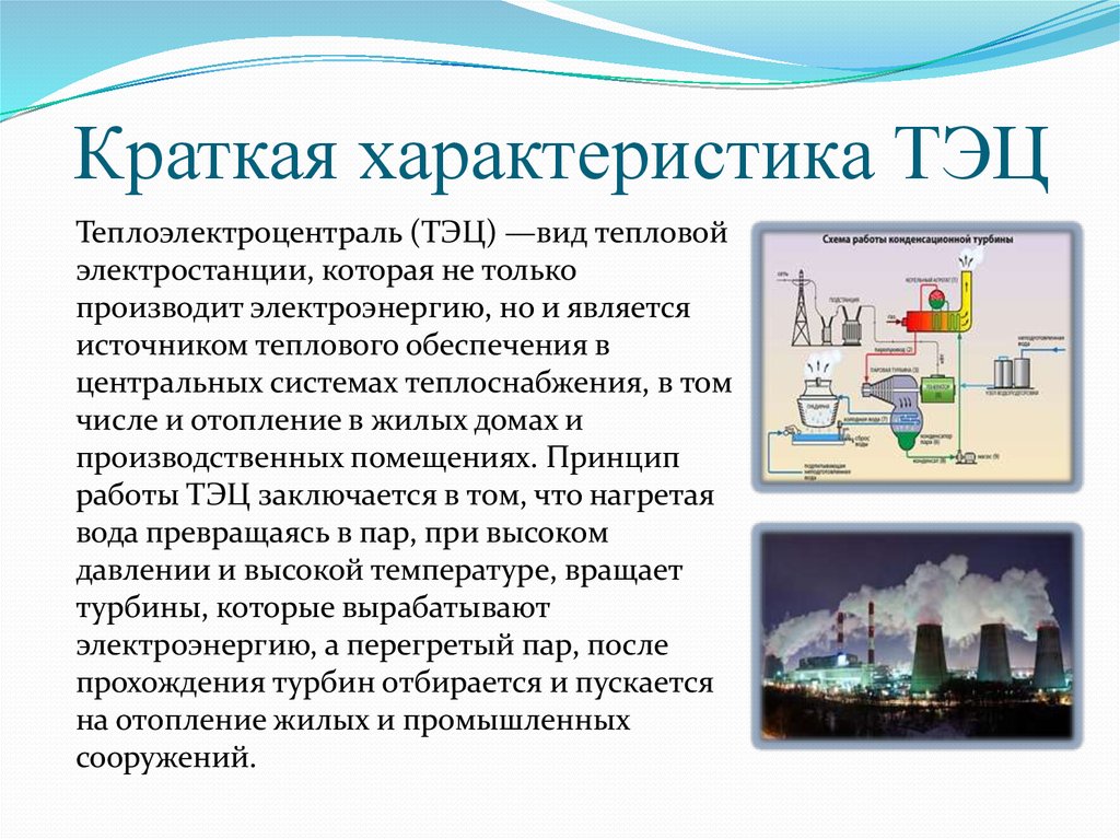 Схема теплоэлектростанции принцип работы