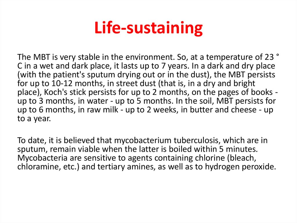 Life-sustaining