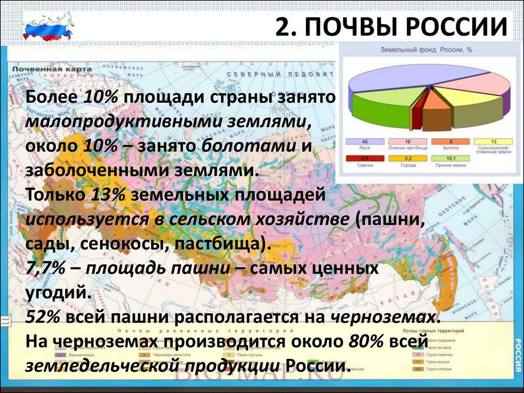 Среди перечисленных зон эта занимает наибольшую площадь. Почвы России. Виды почв на территории России. Самые распространённые почвы в нашей стране. Наиболее распространенные почвы России.