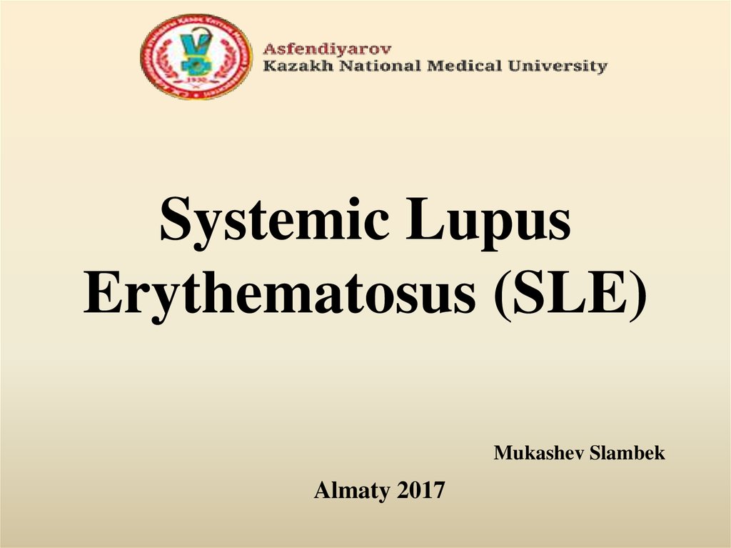 Systemic Lupus Erythematosus Sle Prezentaciya Onlajn