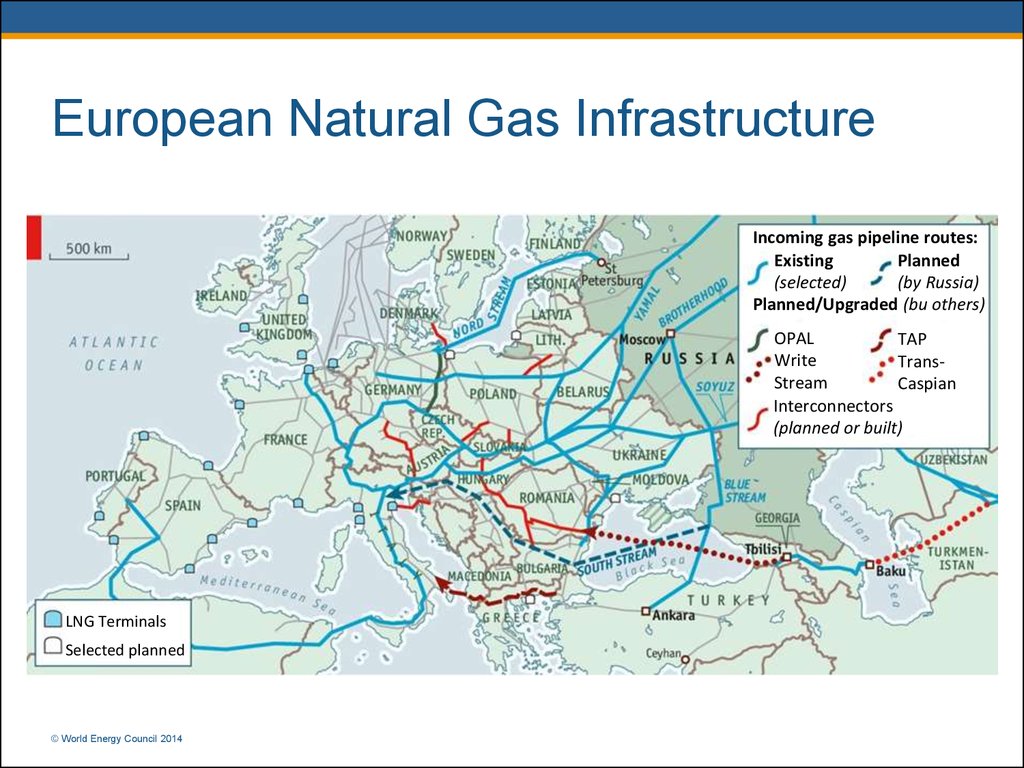 European Natural Gas Infrastructure
