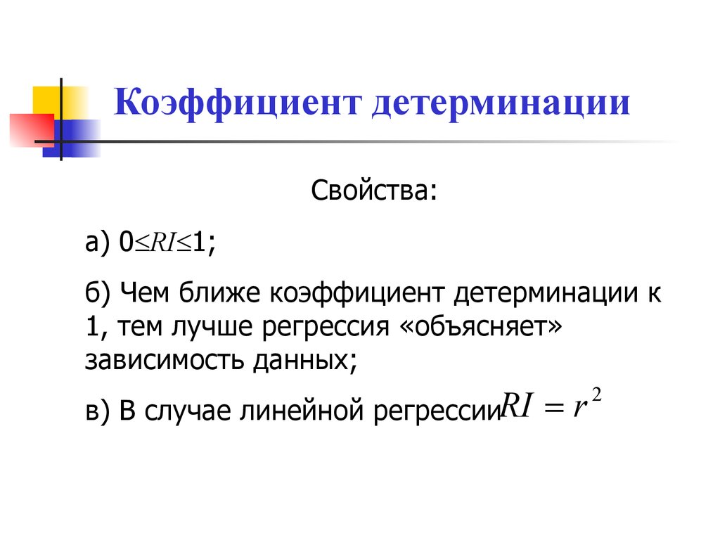 Коэффициент детерминации линейной регрессии. Формула расчета коэффициента детерминации. Коэффициент детерминации линейной регрессии формула. Формула расчета коэффициента детерминации имеет вид. Коэффициент детерминации r2 формула.