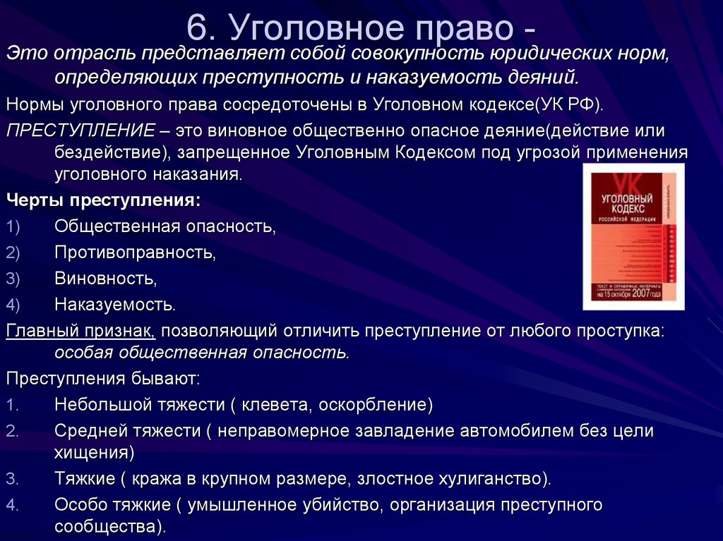 Представляет собой совокупность правовых норм. Уголовное право. Уголовное право кратко. Характеристика уголовного права. Уголовное право характеристика.