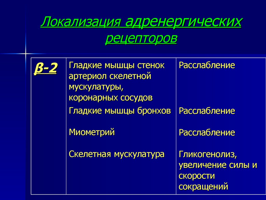 Адренергические средства презентация